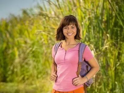 Изабела Монер в образе Даши-путешественницы в полнометражной версии анимационного сериала