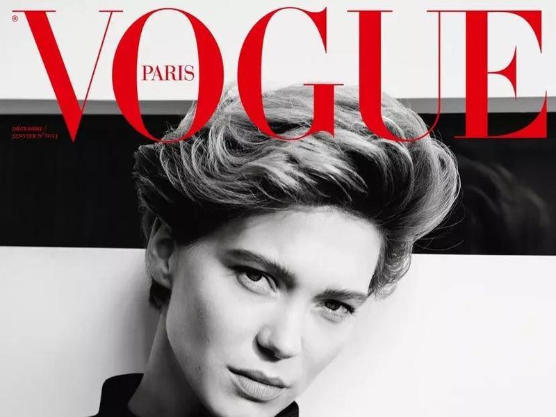 Леа Сейду стала приглашенным редактором нового номера Vogue Paris и снялась для нескольких его обложек
