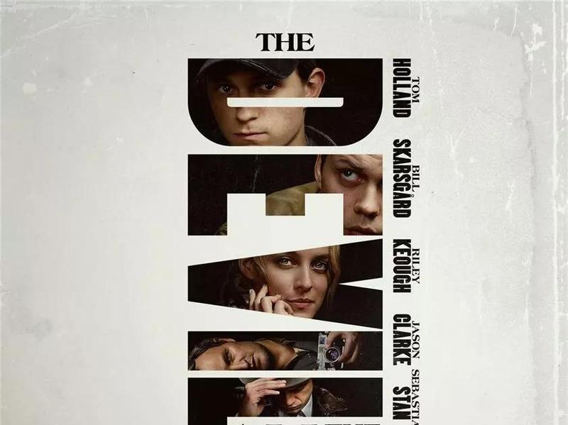 Постер экранизации книги Дональда Рэя Поллока «Дьявол навсегда», которая выйдет на Netflix 16 сентября