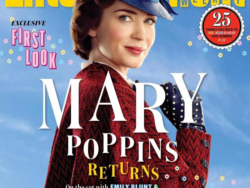 "Mary Poppins Returns" на обложке EW